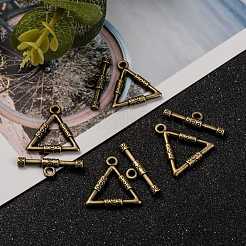 Tibetan Style Alloy Toggle Clasps&nbsp;TIBE-EA9149Y-AB-FF