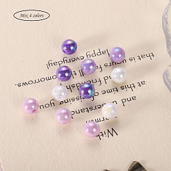 400Pcs 4 Colors Opaque Acrylic Beads&nbsp;MACR-SZ0001-79C