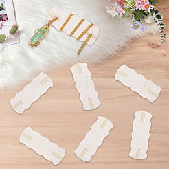 10Pcs Imitation Leather Necklace Anti-Winding Display Cards with Wool&nbsp;AJEW-CL0002-96B