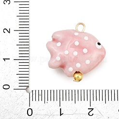 Handmade Porcelain with Brass Pendants&nbsp;PR-CBA6379-01G-03
