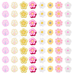 200Pcs 5 Colors Handmade Polymer Clay Bead&nbsp;CLAY-TA0002-14
