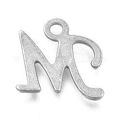 Alloy Letter Pendants&nbsp;PALLOY-J718-01C-M
