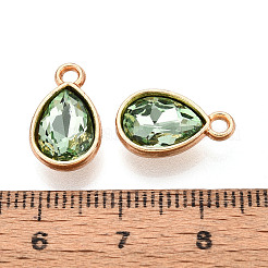 Faceted Glass Rhinestone Pendants&nbsp;GLAA-I051-A18