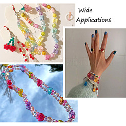 800Pcs 8 Style Transparent Acrylic Beads&nbsp;TACR-FW0001-05