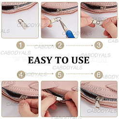 18Pcs 9 Styles Alloy Zipper Pull Tabs&nbsp;FIND-CY0001-84