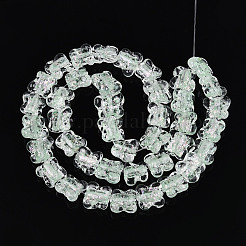 Handmade Lampwork Beads Strands&nbsp;LAMP-N028-03C