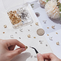 304/202 Stainless Steel Stud Earring Findings&nbsp;STAS-UN0065-02