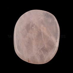Oval Natural Rose Quartz Palm Stone&nbsp;G-R270-55