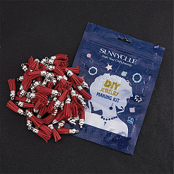 100Pcs Faux Suede Tassel Pendant Decorations&nbsp;FIND-SC0002-29A