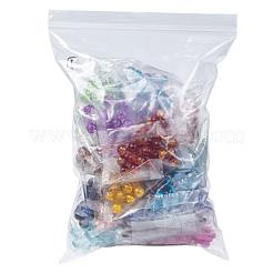 24 Colors Spray Painted Crackle Glass Beads&nbsp;CCG-JQ0001-03-8mm