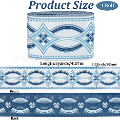 5 Yards Vintage Jacquard Polyester Ribbon&nbsp;OCOR-CY0004-01