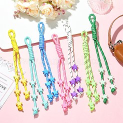 7Pcs 7 Colors Polyester Pendant Decoration&nbsp;HJEW-CJ0001-24