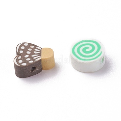Handmade Polymer Clay Beads&nbsp;X-CLAY-I010-01