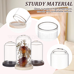 15Pcs Mini Glass Dome Cover&nbsp;DJEW-BC0001-19