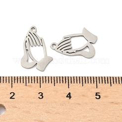 201 Stainless Steel Laser Cut Pendants&nbsp;STAS-P428-12P