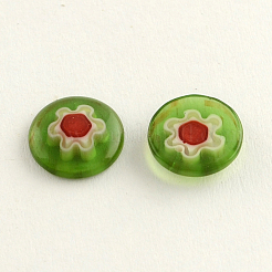 Handmade Millefiori Glass Cabochons&nbsp;LK-R005-19