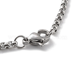 Non-Tarnish 201 Stainless Steel Pendant Necklace&nbsp;NJEW-K253-12P
