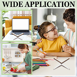 2Pcs 2 Styles Acrylic Book Holder&nbsp;AJEW-GO0004-65