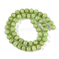 Handmade Gold Sand Lampwork Beads&nbsp;LAMP-Z009-01E