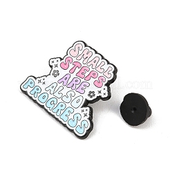 SMALL STEPS ARE ALSO PROGRESSEnamel Pins&nbsp;JEWB-L027-05EB-01