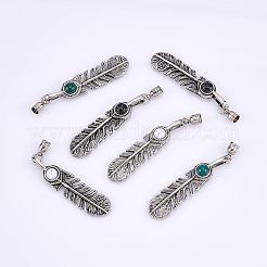 3 Sets 3 Colors Electroplate Zinc Alloy Cord Ends&nbsp;FIND-CA0004-05