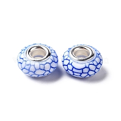 Opaque Resin European Beads&nbsp;RESI-C055-01G