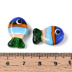 Handmade Lampwork Beads Strands&nbsp;LAMP-N036-15C