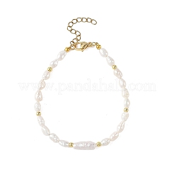 Natural Cultured Freshwater Pearl Beaded Bracelets for Women&nbsp;BJEW-JB14154