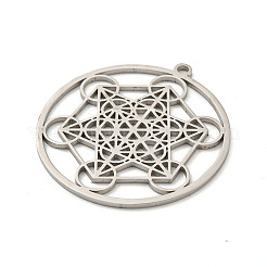 Non-Tarnish 304 Stainless Steel Pendants&nbsp;STAS-P342-07P