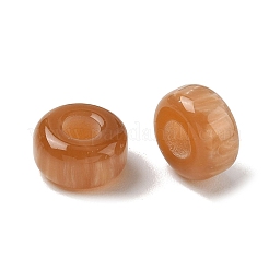 Opaque Resin European Beads&nbsp;RESI-F073-17A