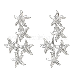 Brass Stud Earrings for Women&nbsp;EJEW-A167-02B-P