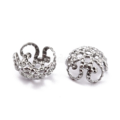 Tarnish Resistant 5-Petal 304 Stainless Steel Bead Caps&nbsp;STAS-M212-03B