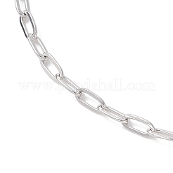 304 Stainless Steel Paperclip Chain Bracelets for Women&nbsp;BJEW-JB12535