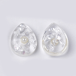 Translucent Resin Cabochons&nbsp;CRES-T014-18E