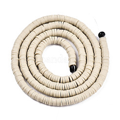 Handmade Polymer Clay Beads&nbsp;CLAY-R067-5.0mm-02