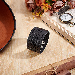 Braided Imitation Leather Cord Bracelets&nbsp;BJEW-WH0014-075B
