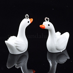 Opaque Resin Pendants&nbsp;X-RESI-S356-067