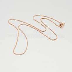 925 Sterling Silver Ball Chain Necklaces&nbsp;STER-M086-18A