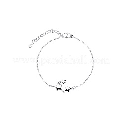 Brass Triple Star Link Chain Anklets for Women&nbsp;FS-WGCAD95-01