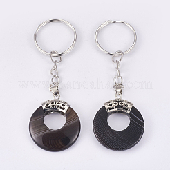 Natural Agate Keychain&nbsp;KEYC-P041-D10