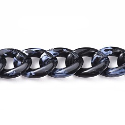 Acrylic Curb Chains&nbsp;AJEW-JB00505-07