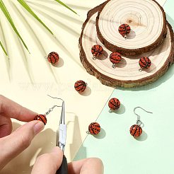 10Pcs Polymer Clay Rhinestone Pendants&nbsp;RB-CJ0001-08