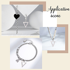 20Pcs 304 Stainless Steel Pendants&nbsp;STAS-UN0033-16