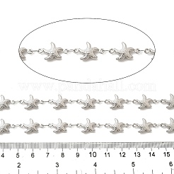 304 Stainless Steel Starfish Link Chains&nbsp;CHS-C016-24P