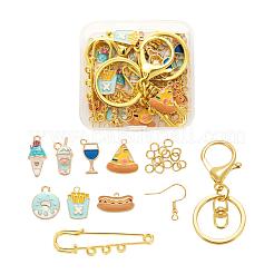 DIY 5 Pairs Enamel Dangle Earring Making Kits&nbsp;DIY-LS0001-59
