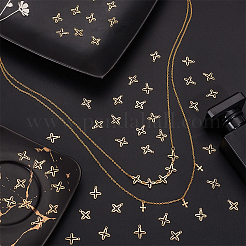 100Pcs 201 Stainless Steel Tiny Cross Charms&nbsp;FIND-UN0003-99