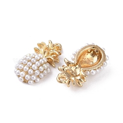 Golden Plated Alloy Resin Fruit Pendants&nbsp;ENAM-R149-10C-G