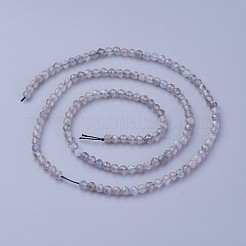 Natural Labradorite Beads Strands&nbsp;X-G-F619-15-3mm