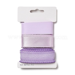 9 Yards 3 Styles Polyester Ribbon&nbsp;SRIB-A014-I04
