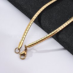 Ion Plating(IP) 304 Stainless Steel Necklaces&nbsp;NJEW-G310-06G